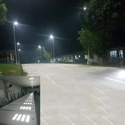 Ip65 Integrated 100 Watt Solar LED Street Light Outdoor 10400Lm